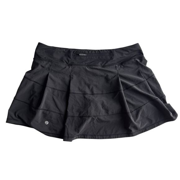 Lululemon Pace Rival Skirt (Tall) *4-way Stretch 15" Women’s Size 10 in Black - Picture 6 of 12